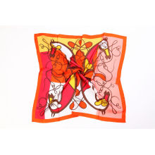 Woman′s Fashion Custom Design Silk Scarf